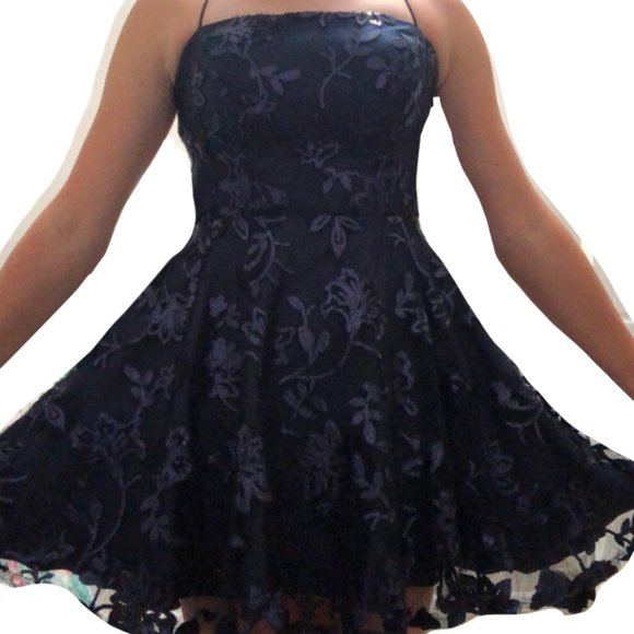 Windsor Dresses & Skirts - Navy Blue Sequin Dress